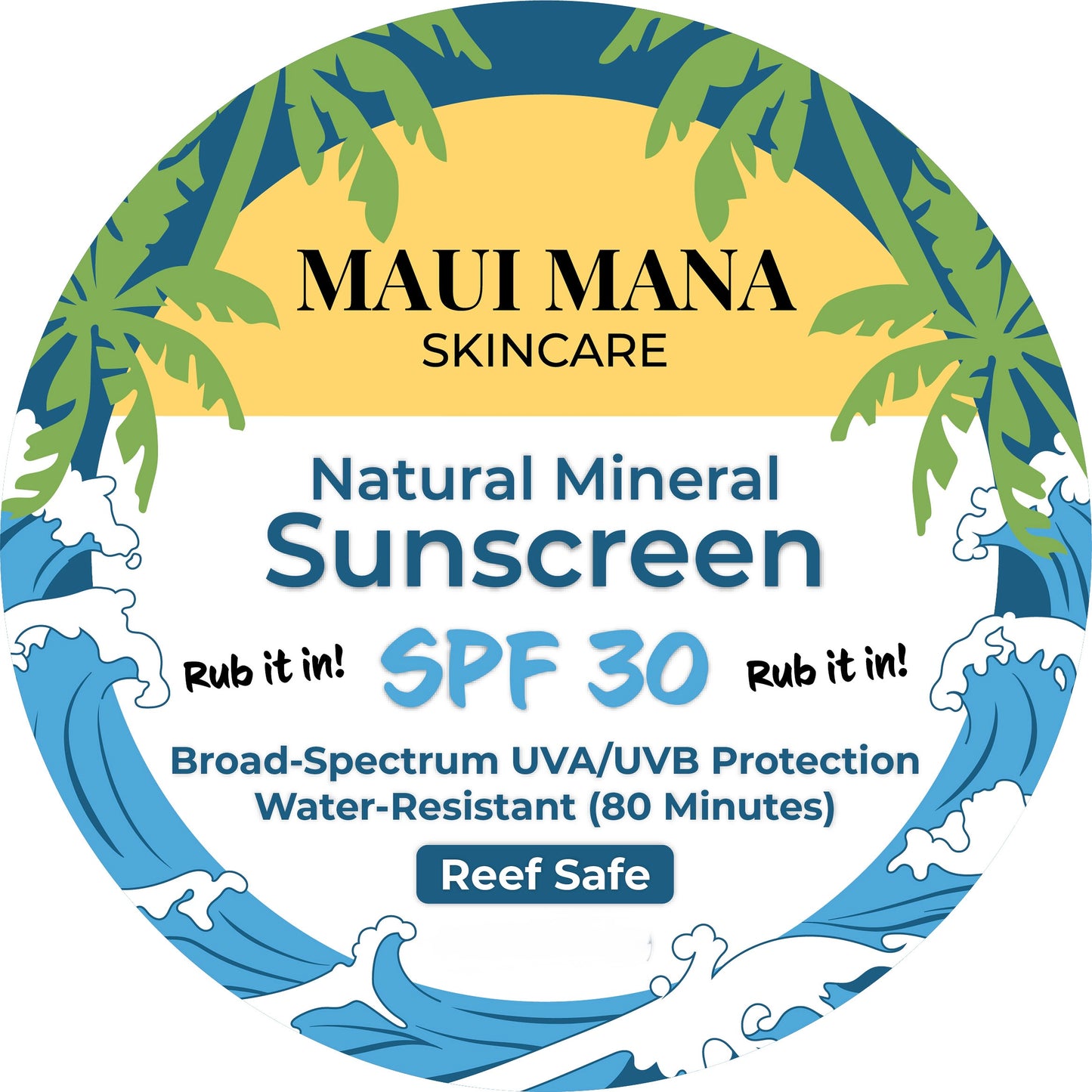 Reef-Safe Mineral Sunscreen (2oz)