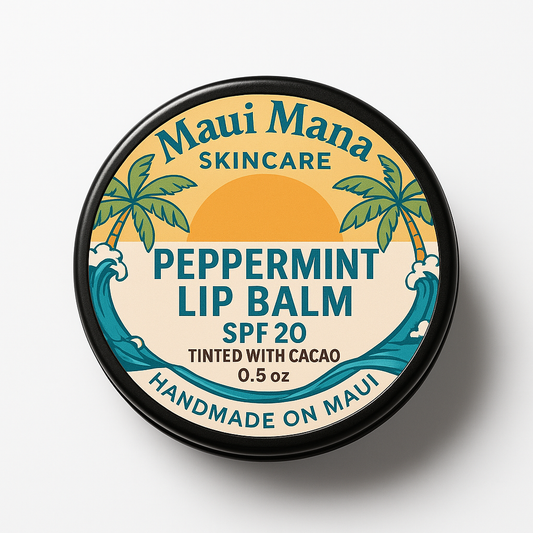 Tinted Peppermint Lip Balm with SPF